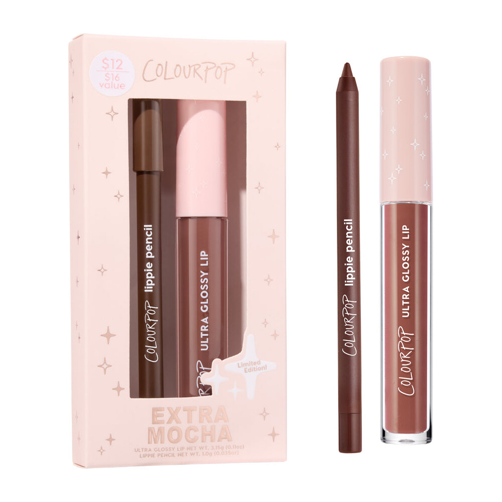 برق لب ColourPop Extra Mocha