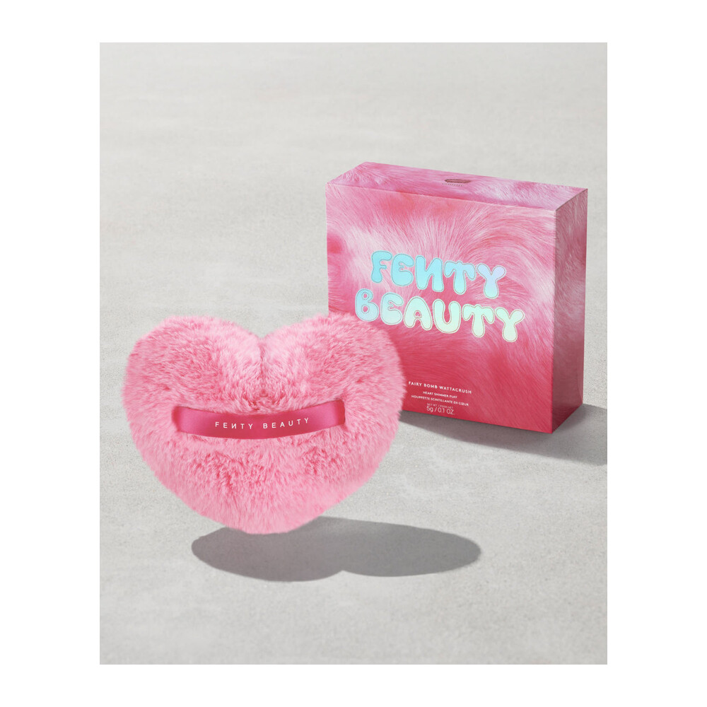 هایلایتر Fenty Beauty Fairy Bomb Wattacrush Heart Shimmer Puff