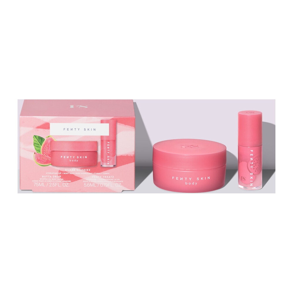 مراقبت لب Fenty Beauty Guava Goodiez Hydrating Lip + Body Duo