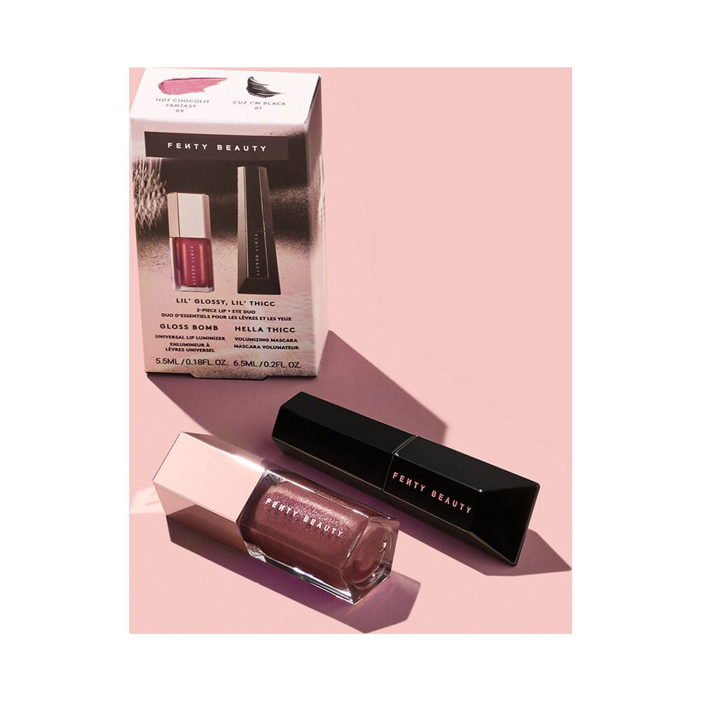 برق لب Fenty Beauty Lil’ Glossy, Lil’ Thicc 2-Piece Lip + Eye Duo