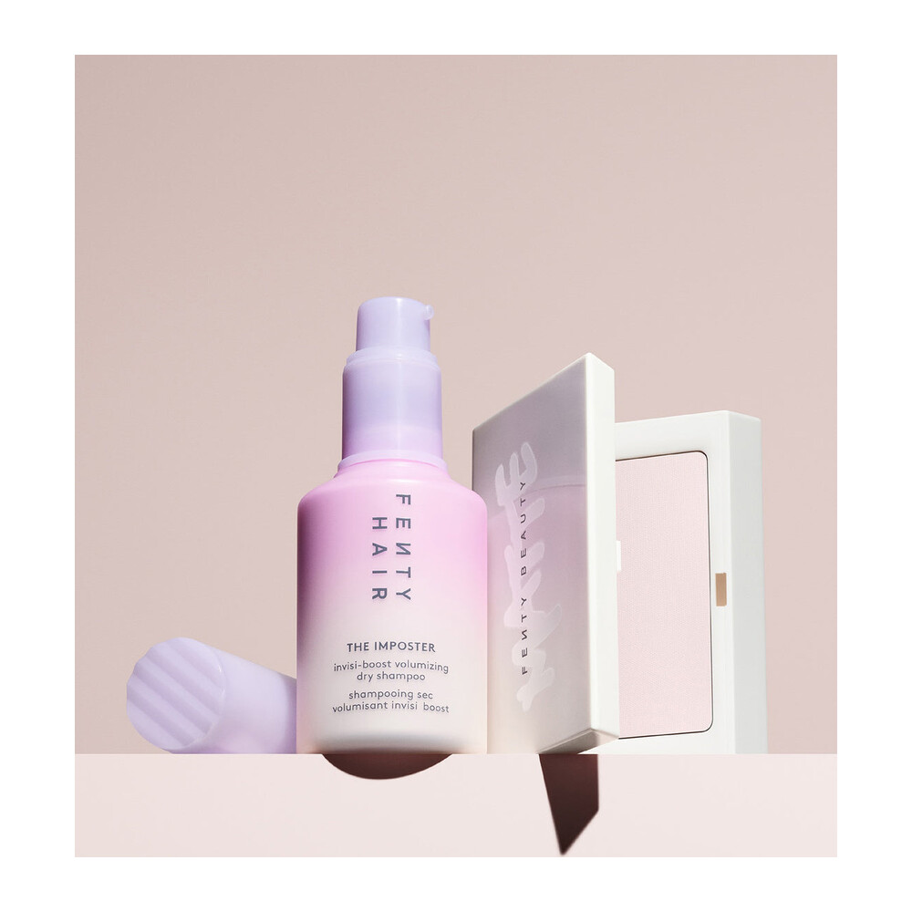 شامپو خشک Fenty Beauty Oil Control Duo: Invisimatte Instant Setting + Blotting Powder And The Imposter Invisi-boost Volumizing Dry Shampoo