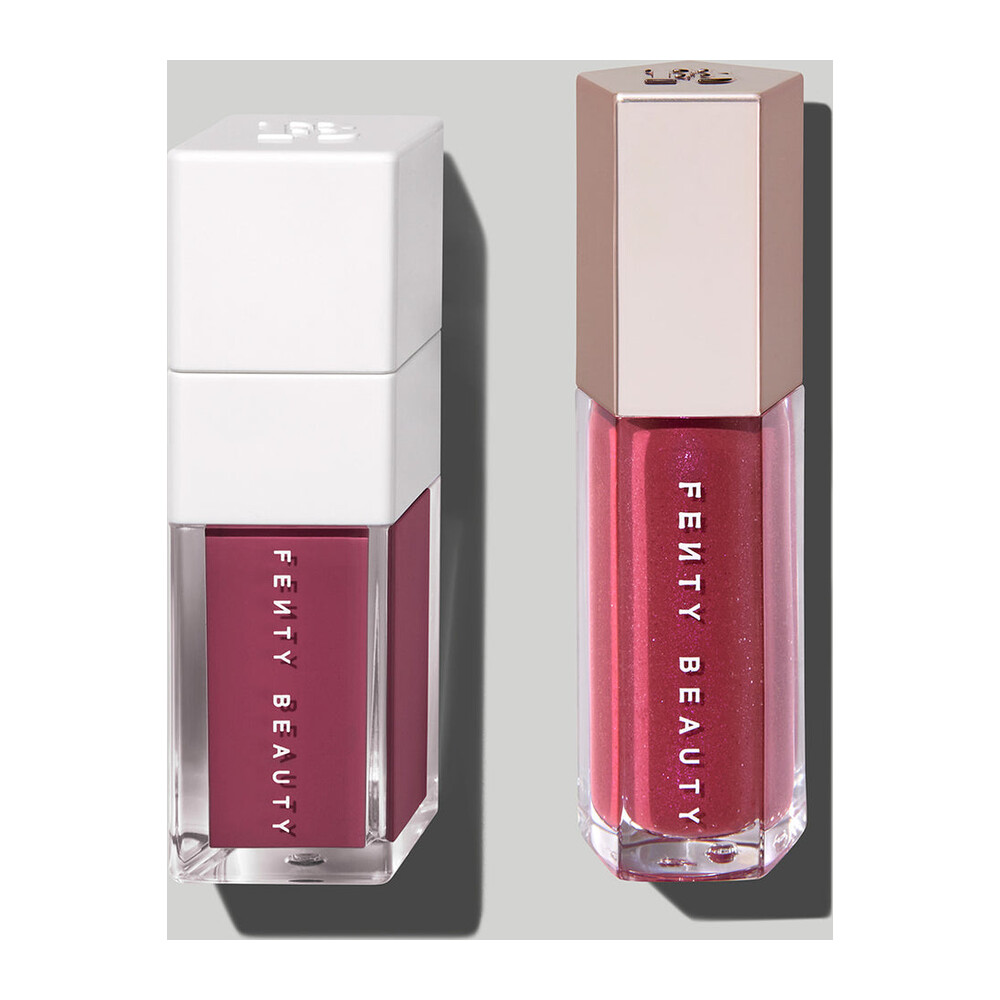 برق لب Fenty Beauty Poppin’ Liquid Blush + Gloss Duo