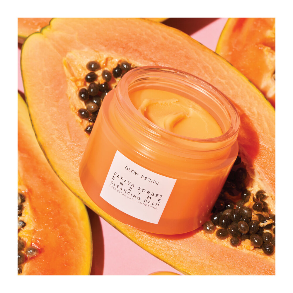 پاککننده صورت Glow Recipe Papaya Sorbet Enzyme Cleansing Balm
