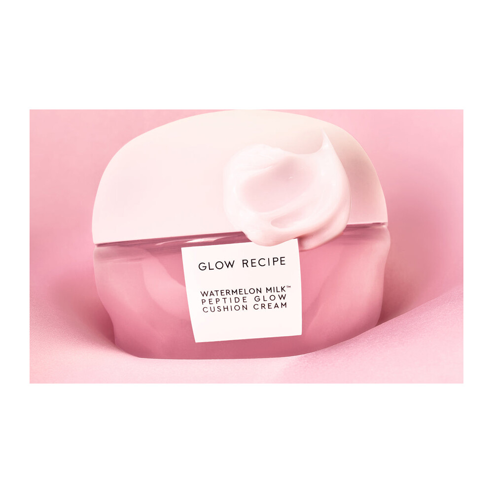 کرم مرطوبکننده Glow Recipe Watermelon Milk Peptide Cushion Cream Refillable Moisturizer