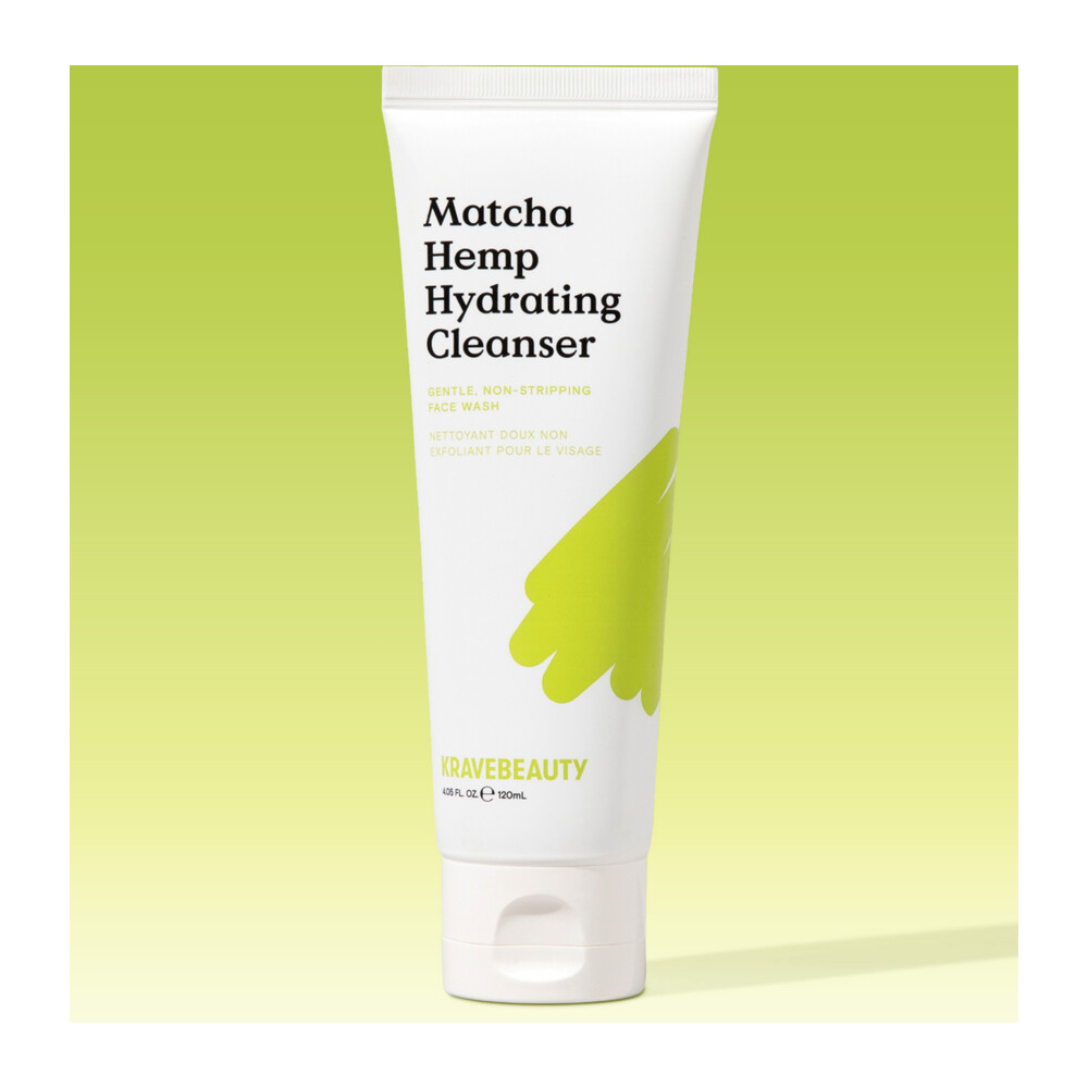 پاککننده صورت Krave Beauty Matcha Hemp Hydrating Cleanser