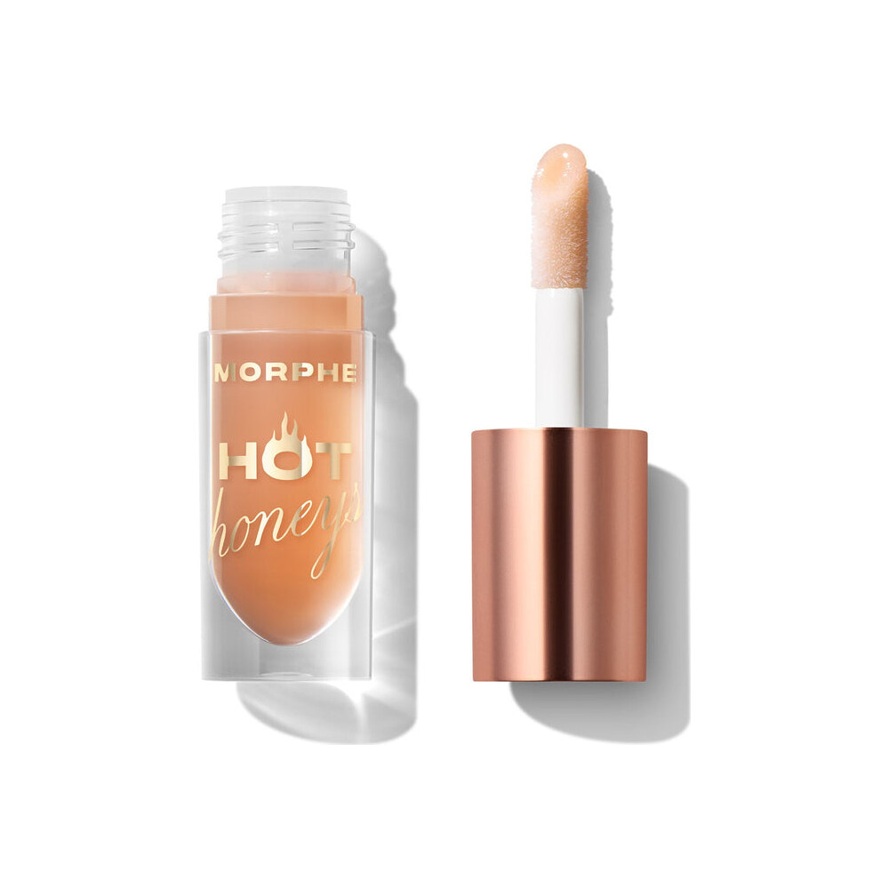 برق لب Morphe Hot Honeys Plumping Lip Oil
