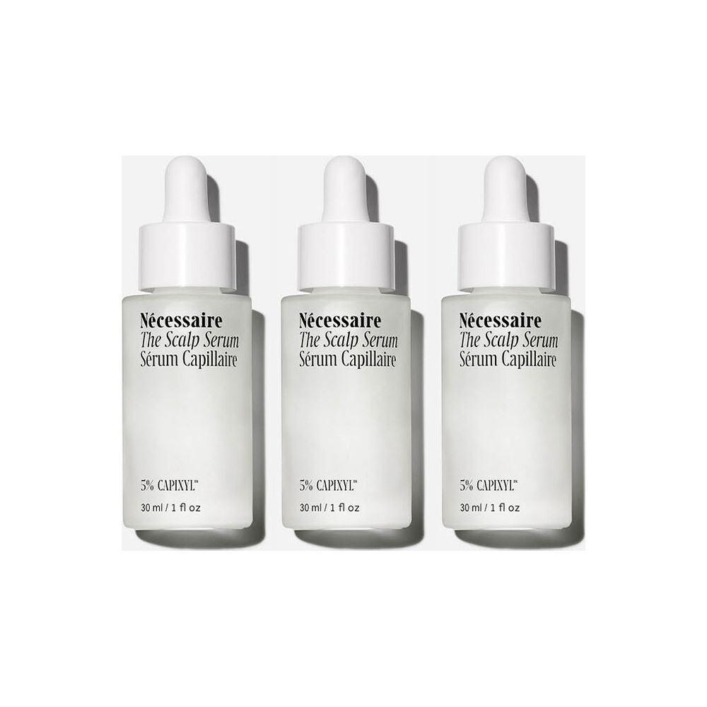 سرم Necessaire The Scalp Serum Trio | 90-Day Supply | 1% Hyaluronic Acid