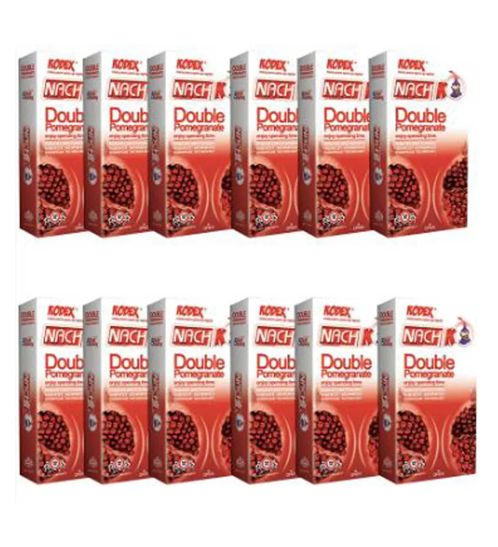 کاندوم Double Pomegranate - 12 عددی