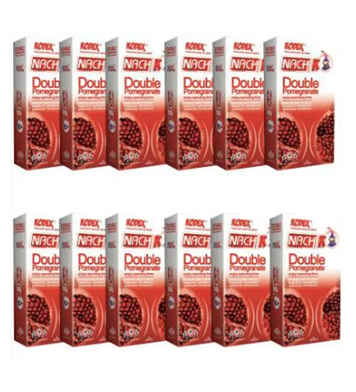 کاندوم Double Pomegranate - 12 عددی