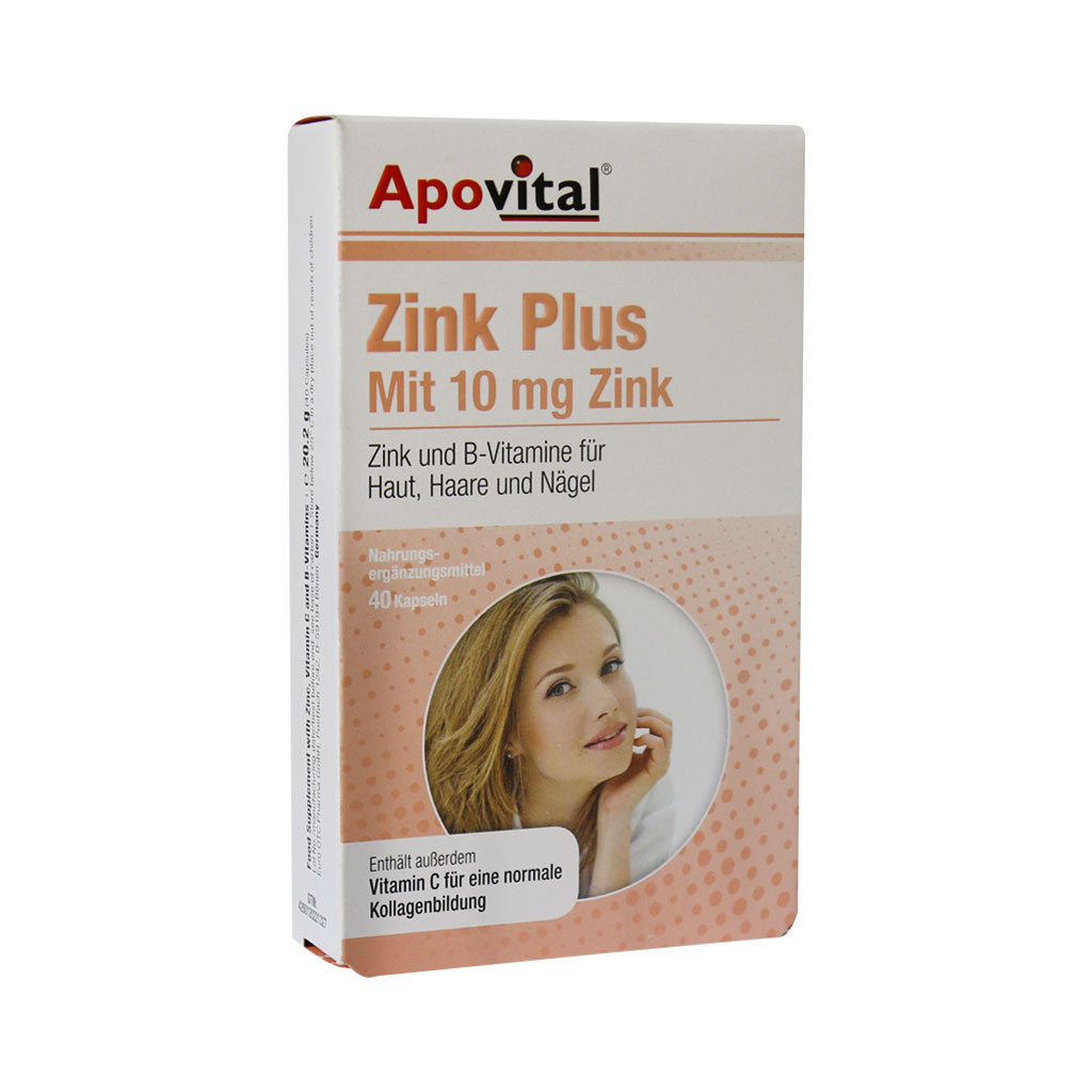 کپسول Zinc Plus اپوویتال - بسته 40 عددی