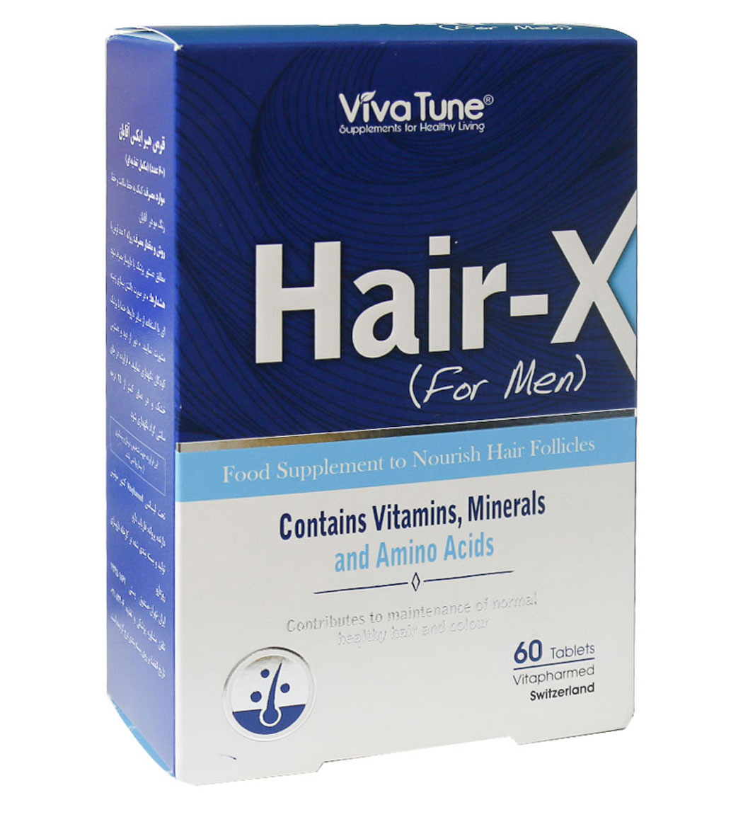 قرص Hair-X آقایان - بسته 60 عددی
