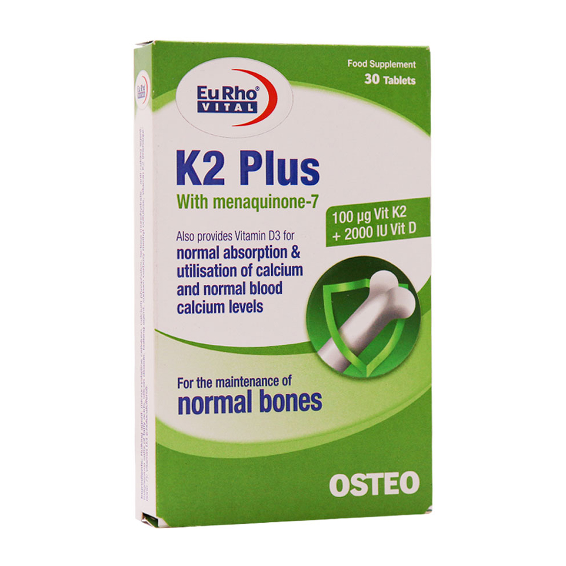 قرص مولتی ویتامین K2 Plus - بسته 30 عددی