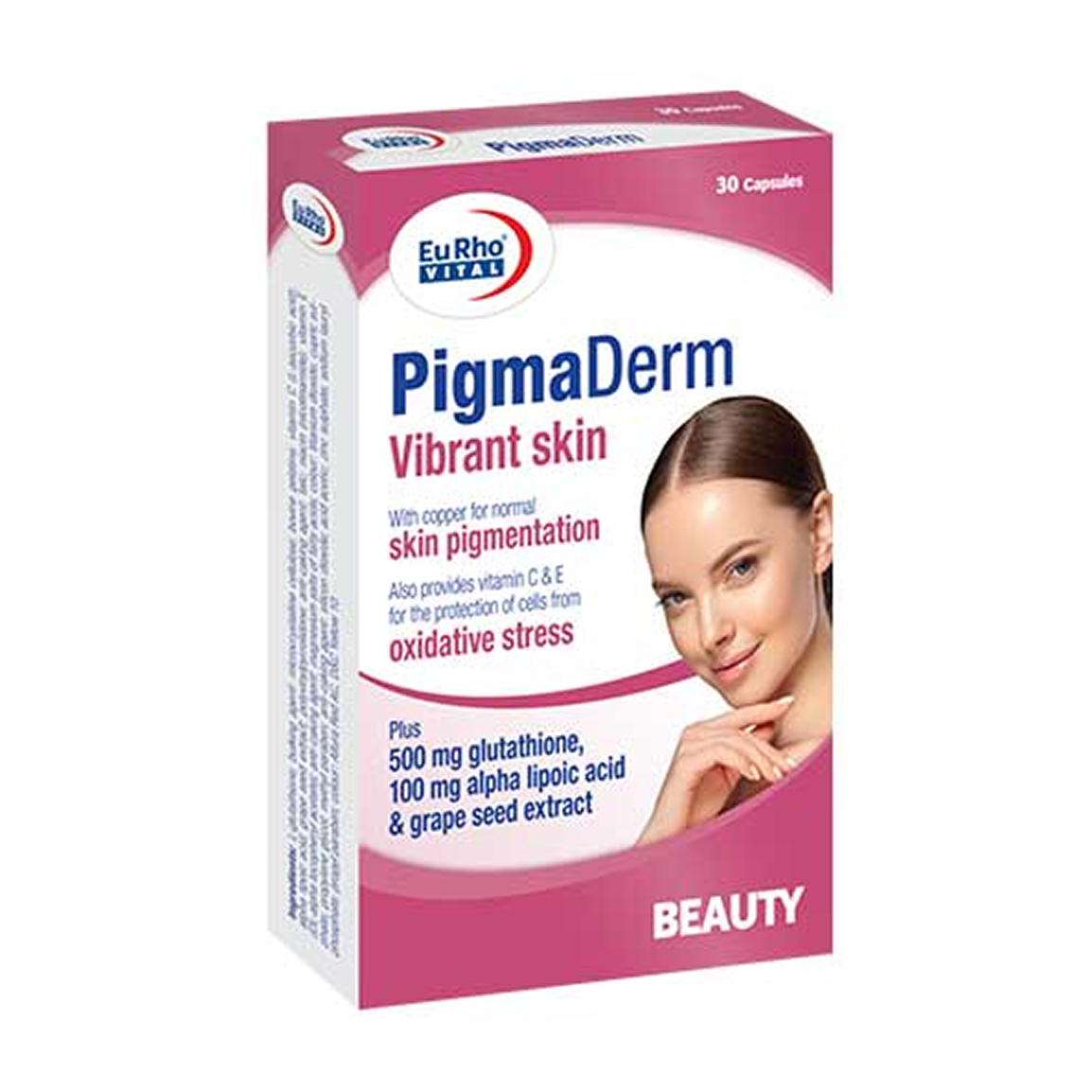 کپسول پیگمادرم حاوی گلوتاتیون - بسته 30 عددی