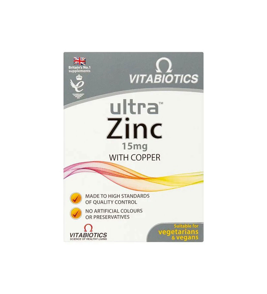 قرص Ultra Zinc - بسته 60 عددی