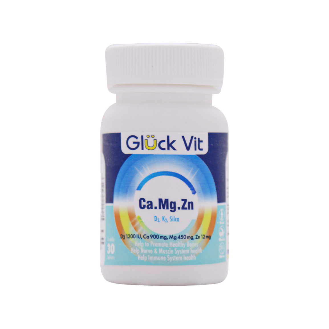 قرص کلسیم گلوک ویت - بسته 30 عددی