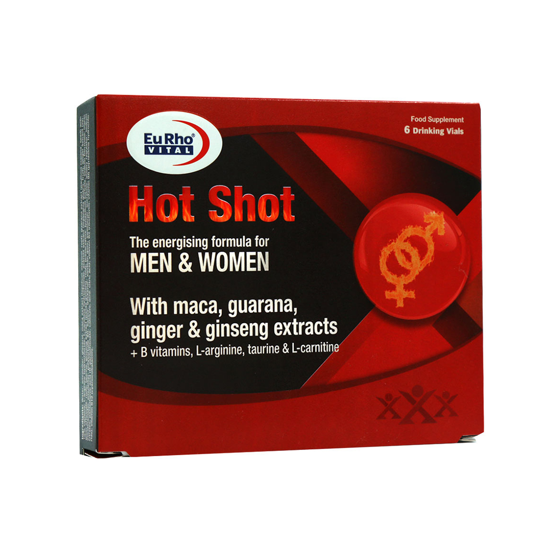 ویال خوراکی Hot Shot طعم پرتقال - بسته 6 عددی