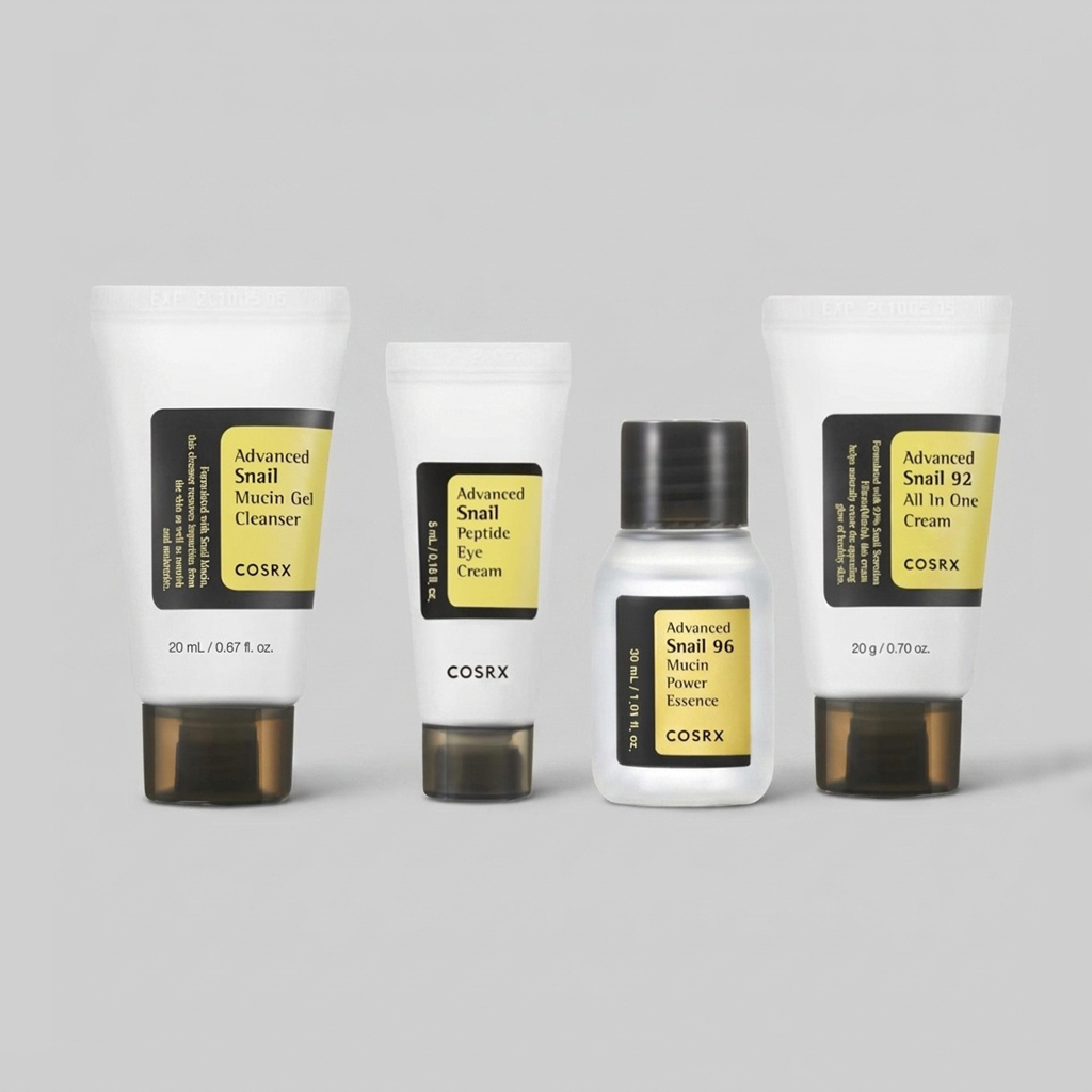 مجموعه مراقبت از پوست حلزون snail-kit، بسته 4 عددی