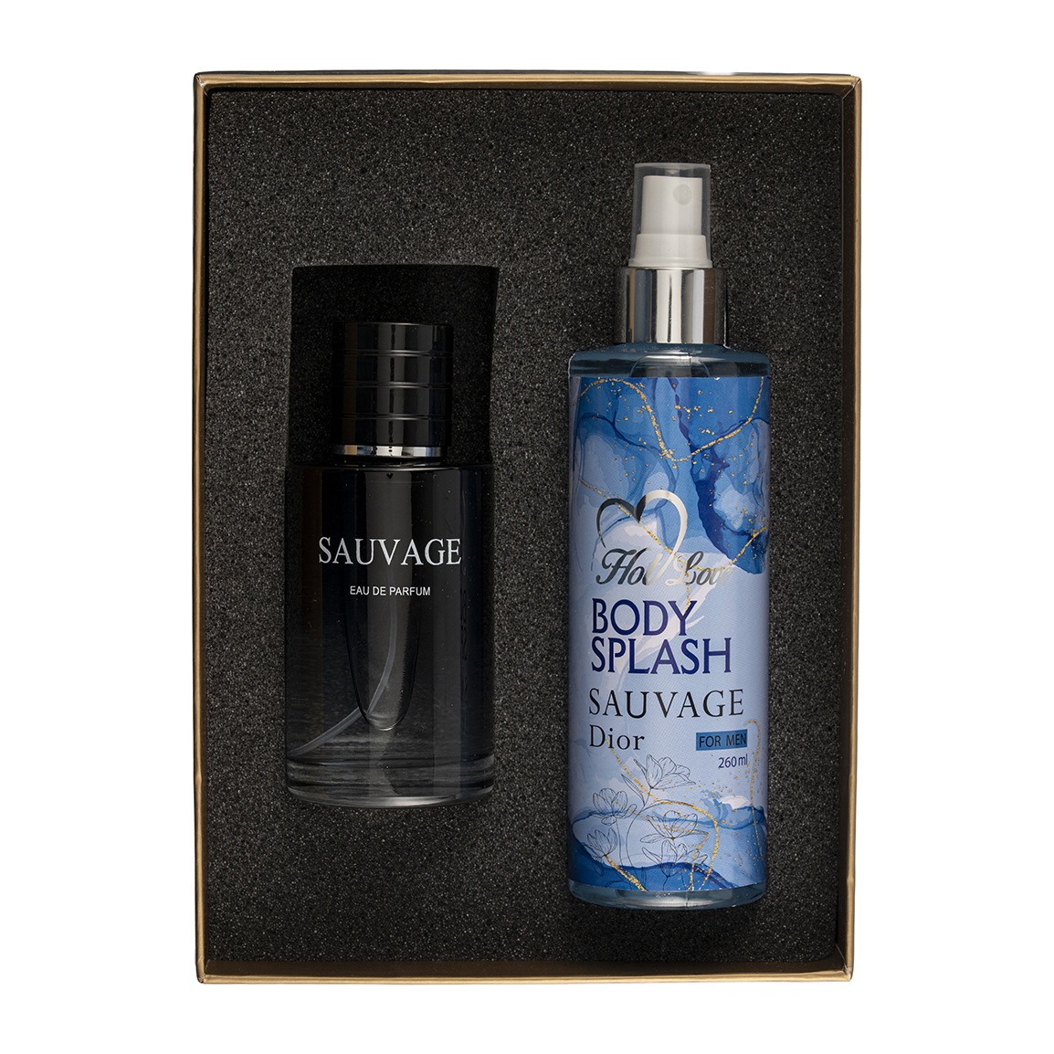پک ادو پرفیوم و بادی اسپلش مردانه Sauvage Dior - 2 عددی