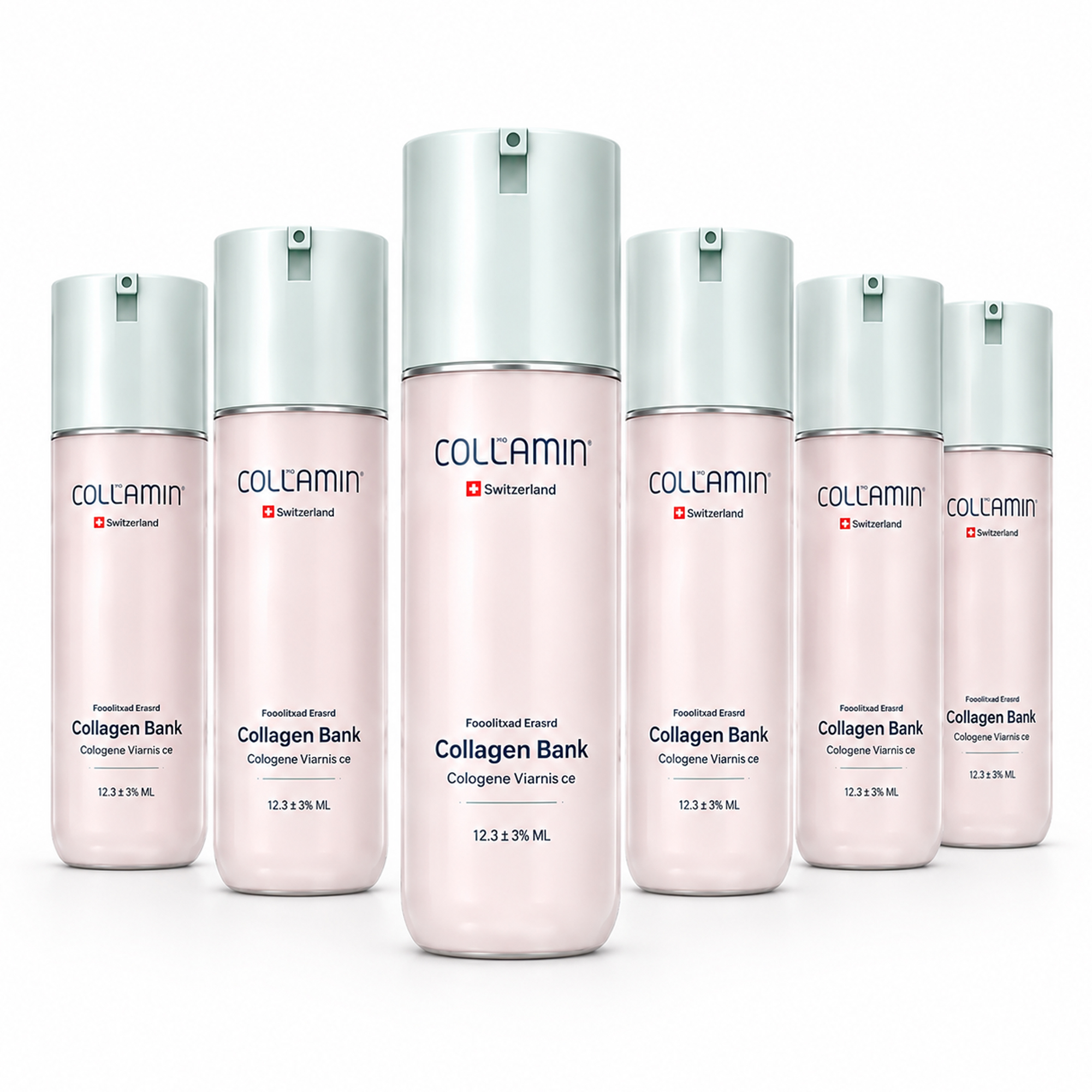 کرم مرطوب‌کننده صورت و گردن Collagen Bank - 125 میلی‌لیتر، مجموعه 6 عددی