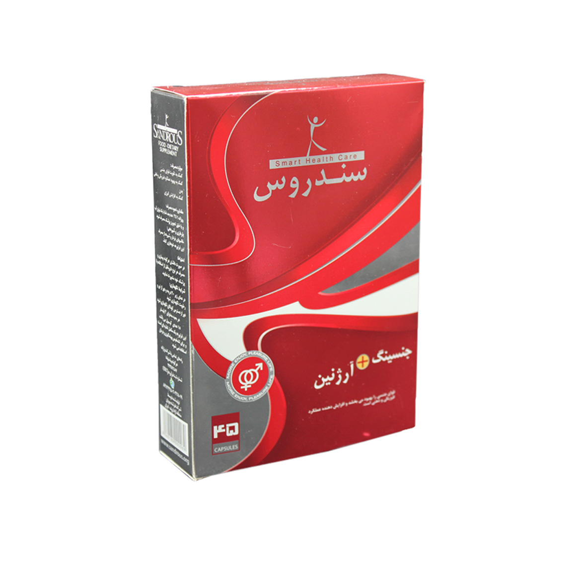 کپسول جینسینگ و آرژنین سندروس - بسته 45 عددی