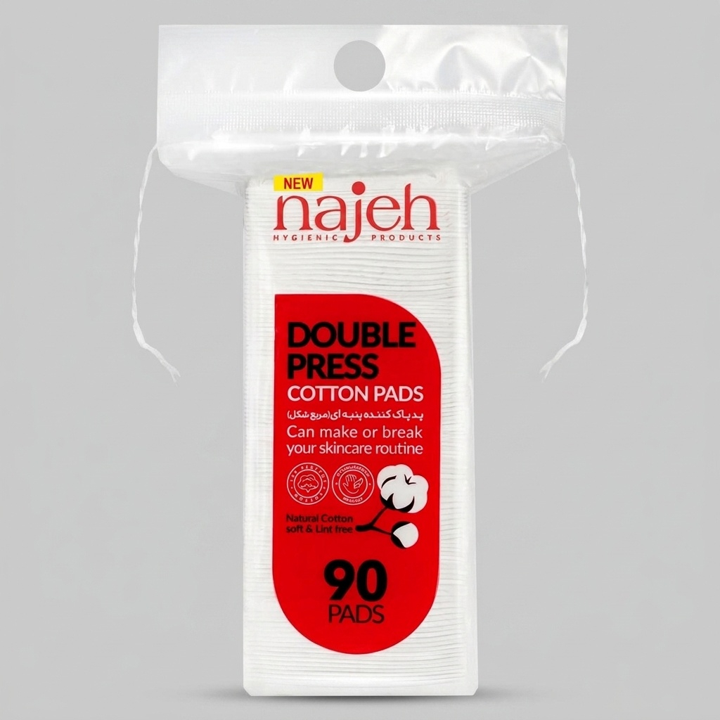 پد پاککننده آرایش Double Press - 90 عددی
