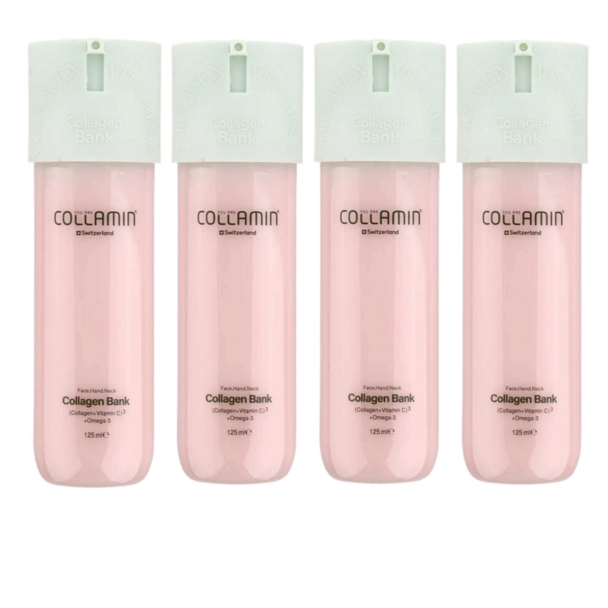 کرم مرطوب‌کننده دست، گردن و صورت Collagen Bank - 125 میلی‌لیتر، مجموعه 4 عددی