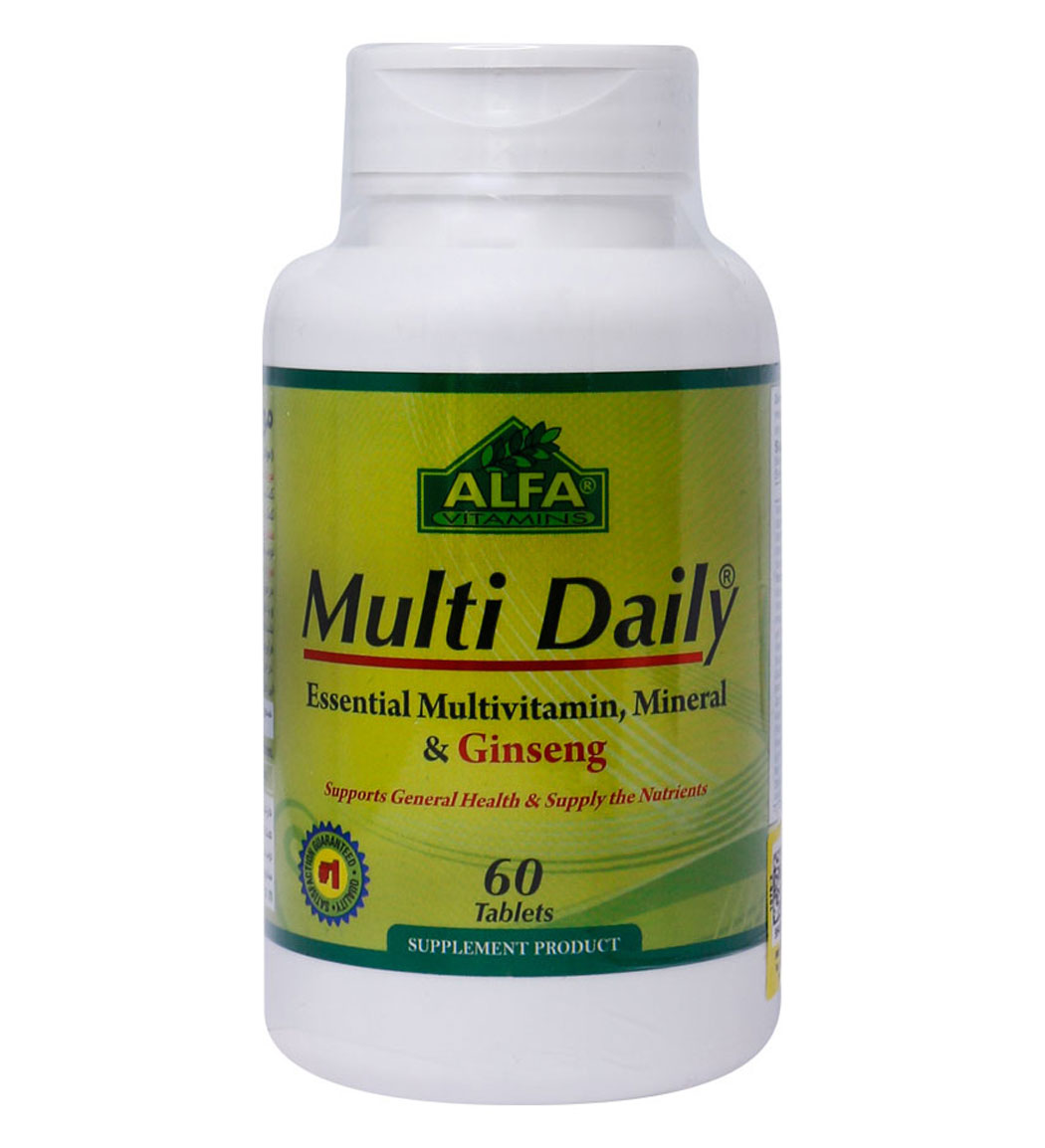 مولتی ویتامین Multi Daily آلفا ویتامینز - بسته 60 عددی