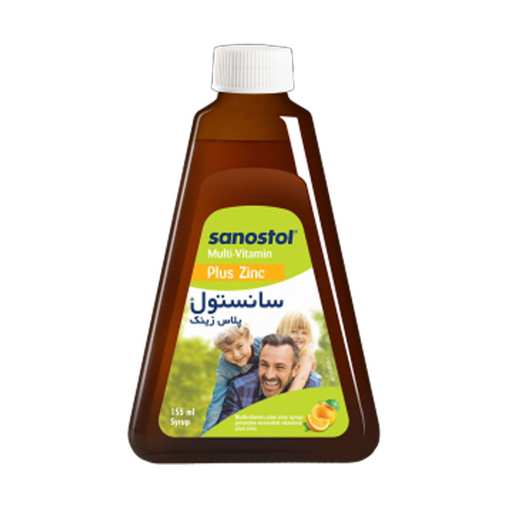 شربت Multi Sanostol به همراه زینک - 155 میلیلیتر