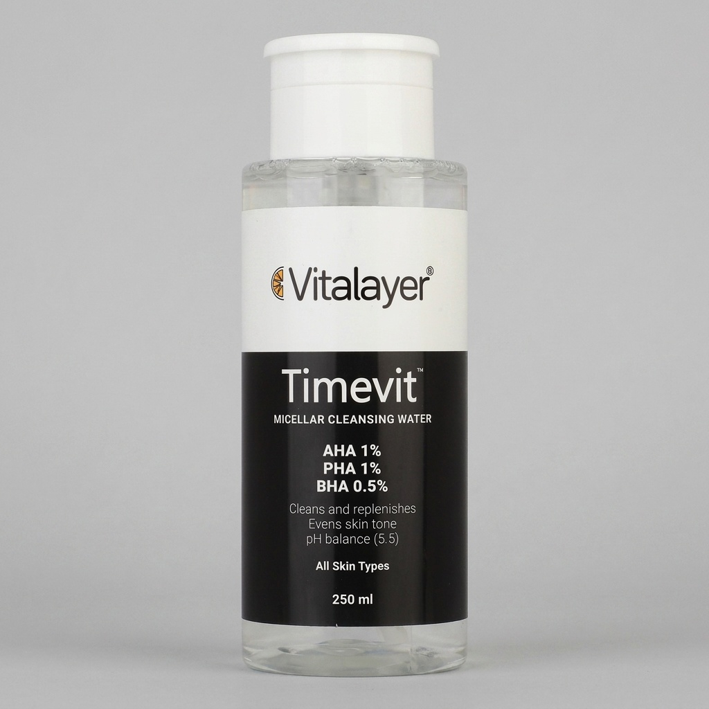 محلول پاککننده آرایش Timevit - 250 میلیلیتر