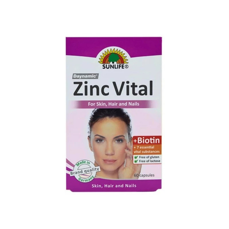 کپسول زینک Zinc Vital - بسته 60 عددی