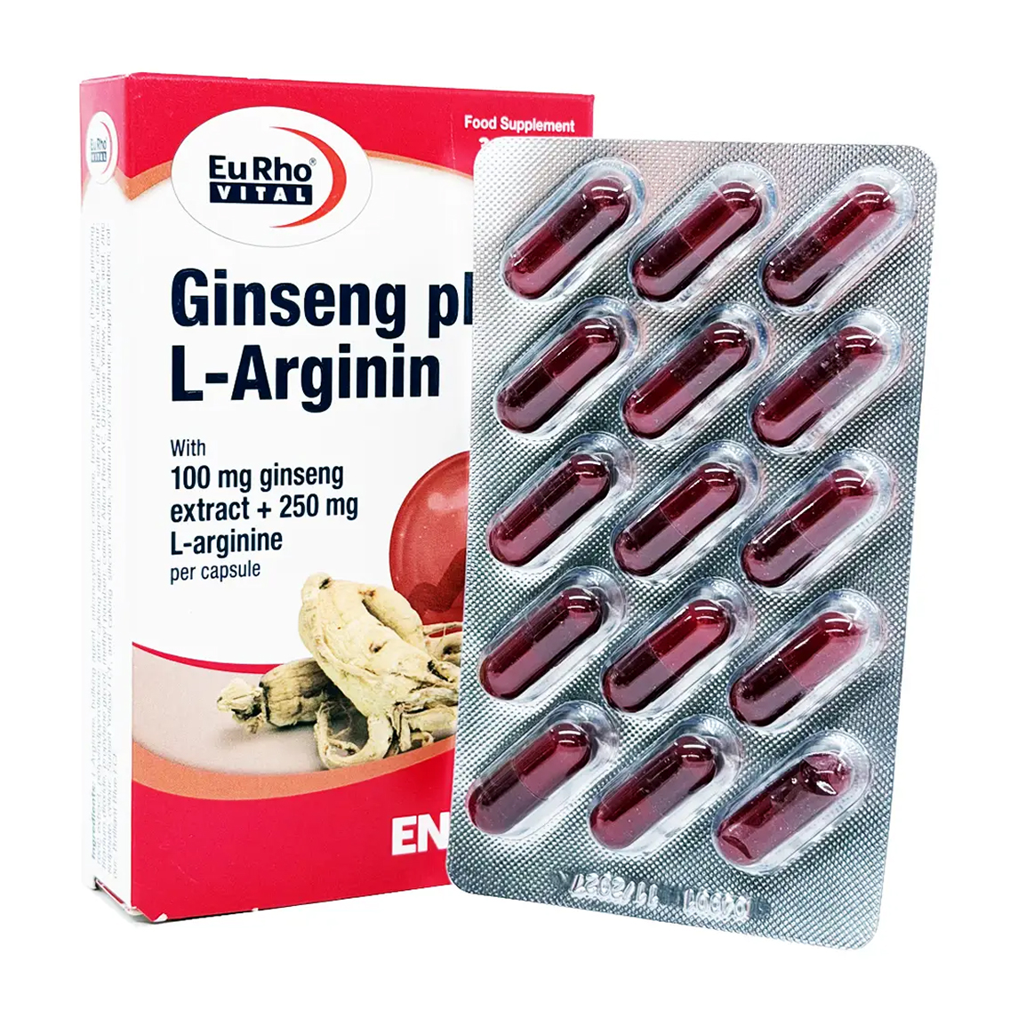 کپسول جینسینگ پلاس ال-آرژنین - بسته 30 عددی