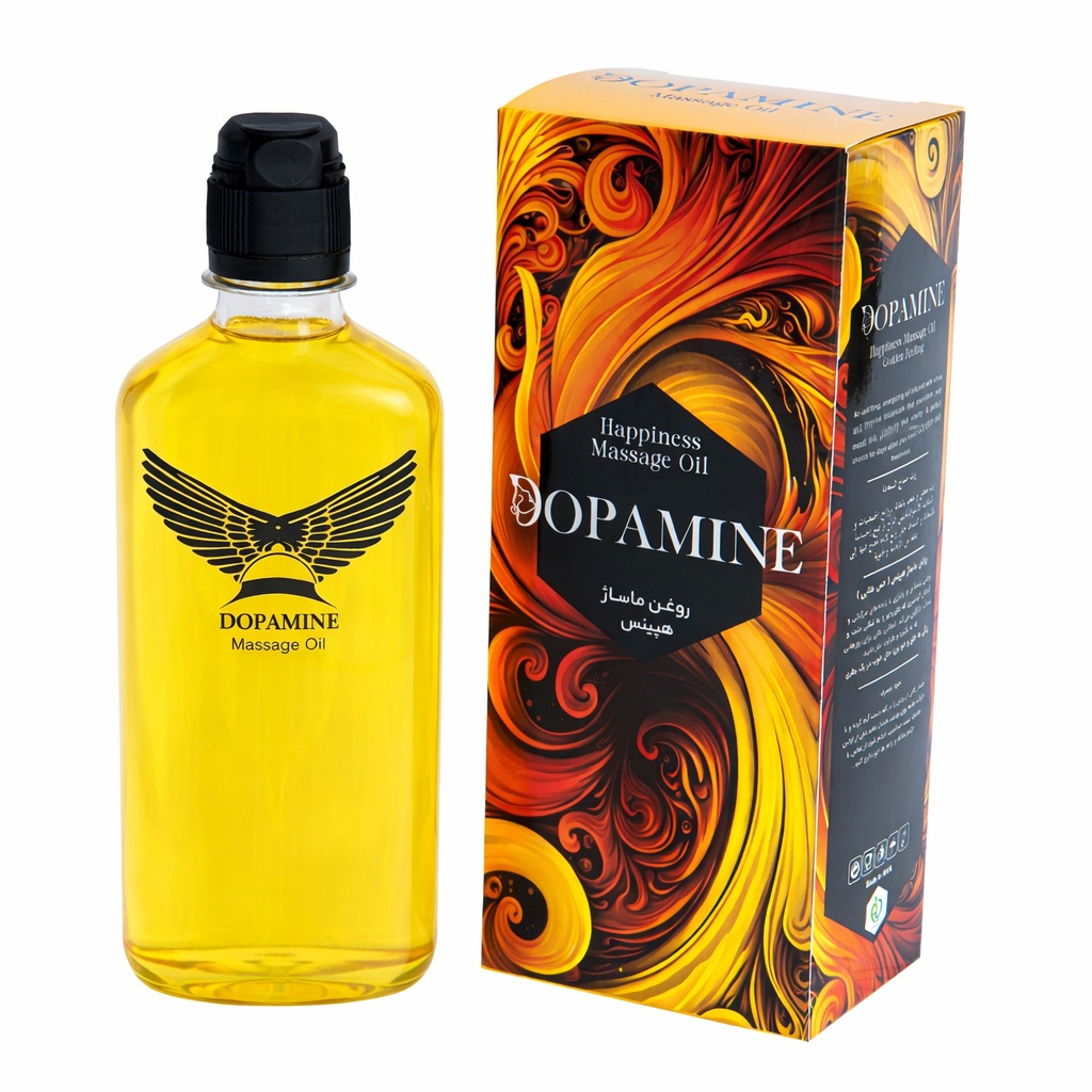 روغن ماساژ دوپامین حس طلایی - 350 میلیلیتر