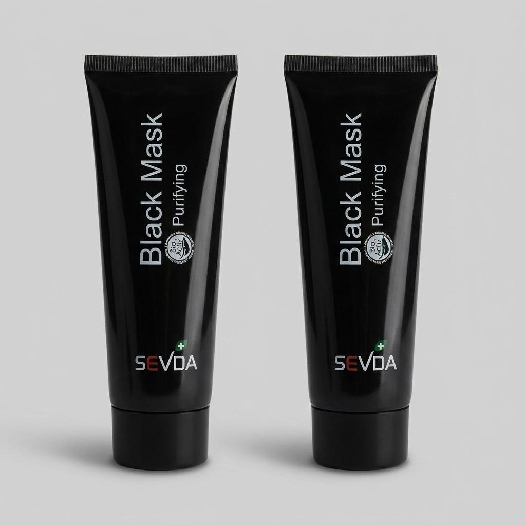 ماسک صورت زغال Sevda - 75 میلیلیتر، بسته 2 عددی