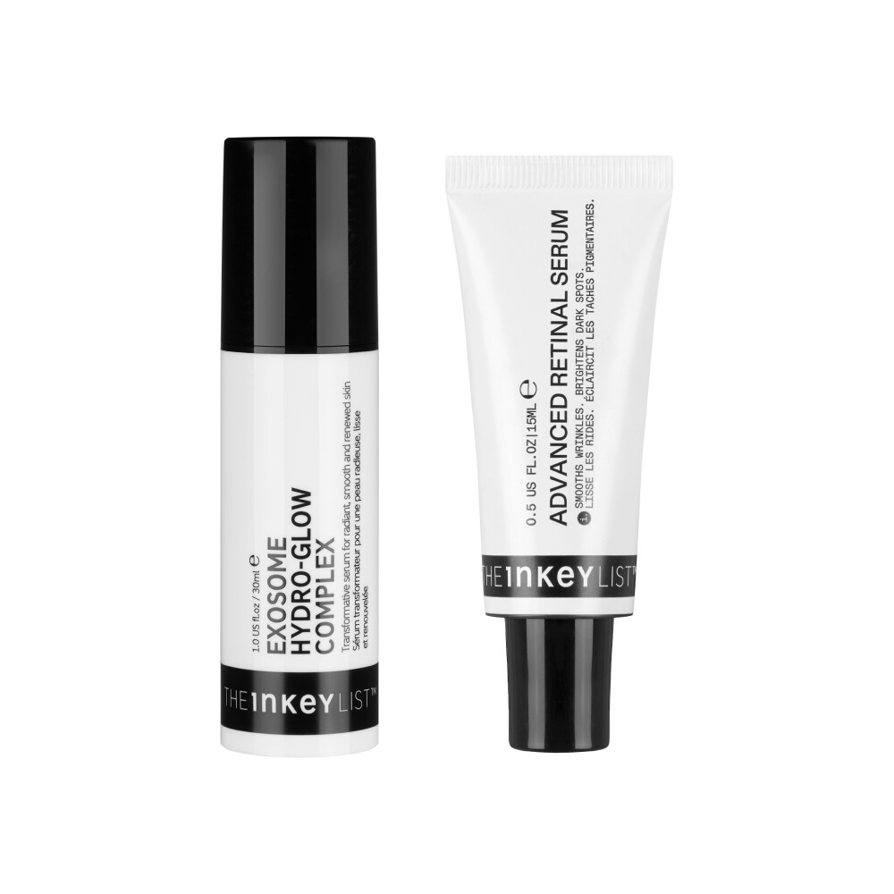سرم The INKEY List Retinal + Exosome Glow Serum Duo